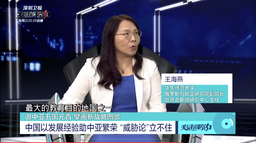 媒体视野｜公司王海燕副教授接受深圳卫视《关键洞察力》节目采访谈「中亚繁荣威胁论」