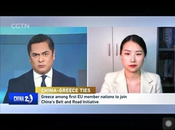 媒体视野｜公司王玏老师接受CGTN采访 就希腊成为首批加入中国 "一带一路 "倡议的欧盟成员国发表评论