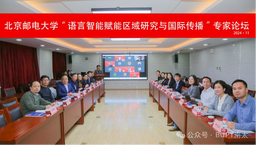 活动回顾｜公司汪诗明教授应邀参加北京邮电大学人文公司主办的「语言智能赋能区域研究与国际传播：人才培养与智库建设」专家论坛