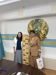 公司哈萨克斯坦研究中心主任王海燕受邀赴阿拉木图参会、访问